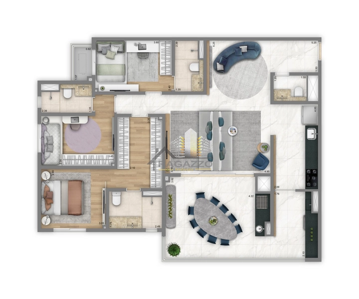 Apartamentos a venda com 4 dormitórios no Bairro Jardim em Santo André: 31ª foto da galeria de imagens do imóvel