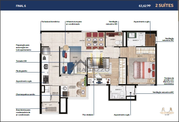 Apartamentos a venda com 2 Suítes em Santo André: 38ª foto da galeria de imagens do imóvel