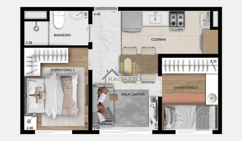Apartamento 2 dorm a venda na Vila Prudente a 350 metros do monotrilho: 26ª foto da galeria de imagens do imóvel