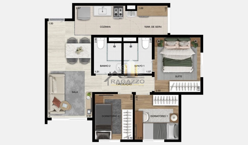 Apartamento 3 dorm a venda na Vila Prudente a 350 metros do monotrilho: 1ª foto da galeria de imagens do imóvel