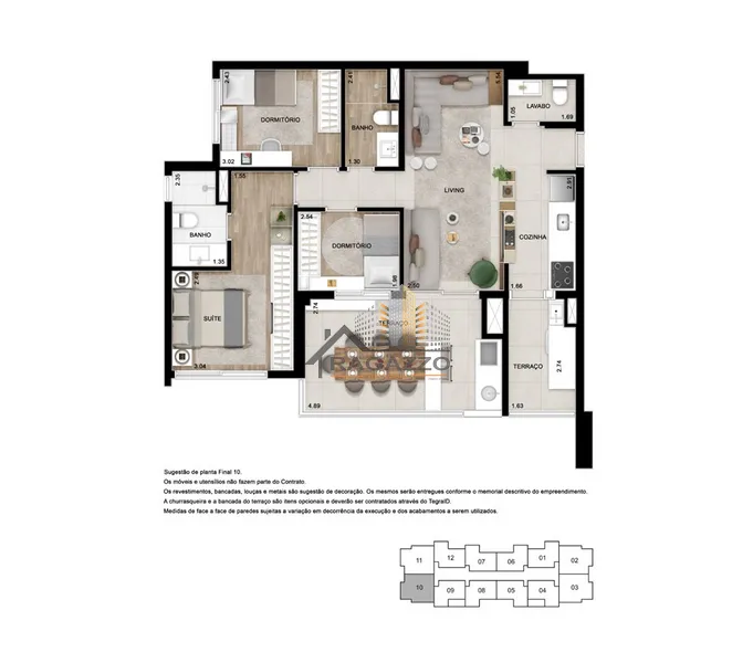 Apartamento 3 dormitórios à venda, Tatuapé, São Paulo: 5ª foto da galeria de imagens do imóvel