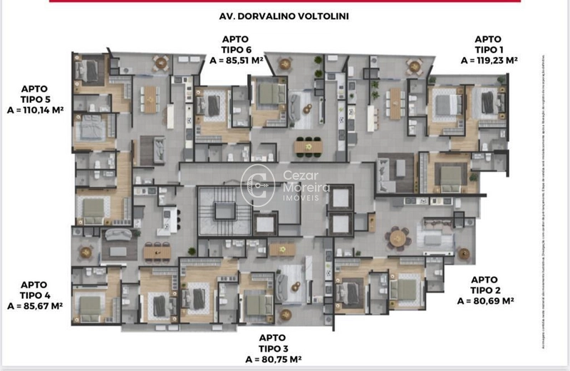 Apartamento em Porto Belo/SC com 2 suítes: 6ª foto da galeria de imagens do imóvel