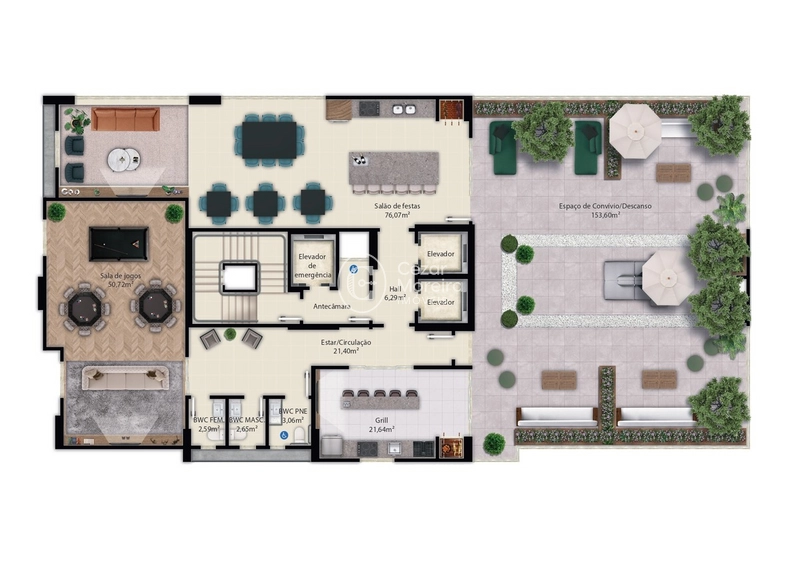 Apartamento em Itapema/SC com 4 suítes: 11ª foto da galeria de imagens do imóvel