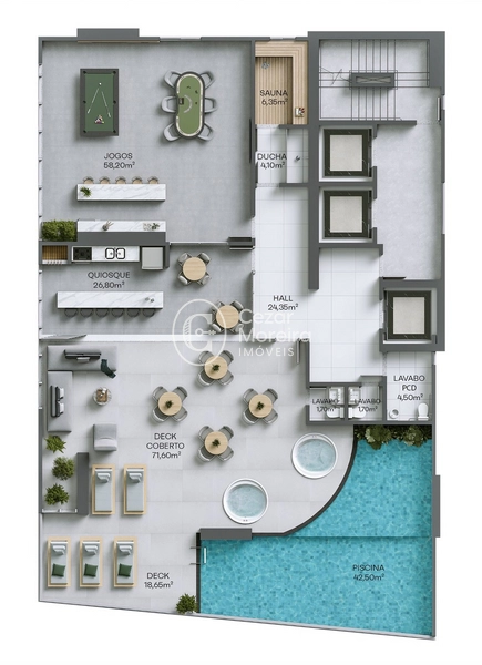 Apartamento em Itapema/SC com 4 suítes: 7ª foto da galeria de imagens do imóvel