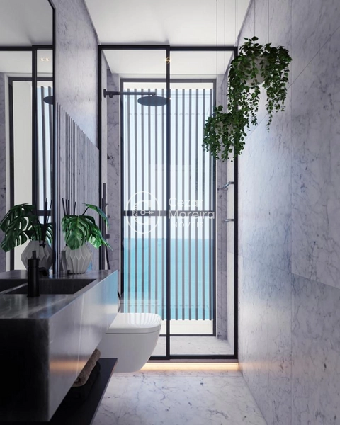 Apartamento Frente Mar em Porto Belo, Perequê com 3 suítes: 3ª foto da galeria de imagens do imóvel