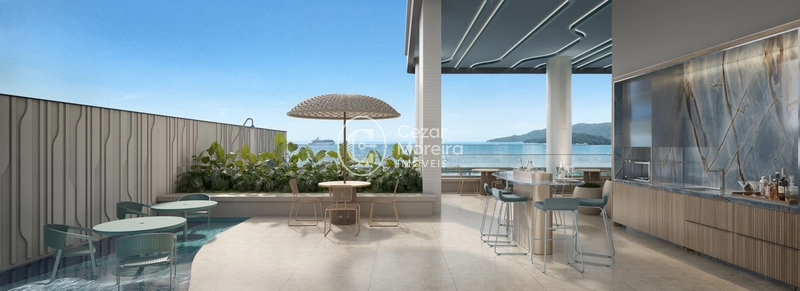 Apartamento na Planta Frente Mar em Balneário Perequê, Porto Belo-SC: 3ª foto da galeria de imagens do imóvel