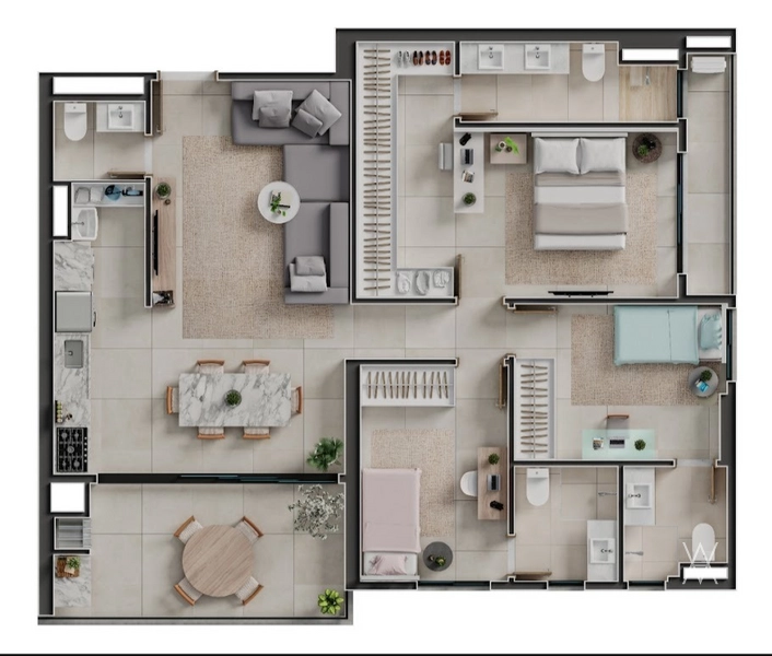APARTAMENTO NASCENTE NO MARISTA: 4ª foto da galeria de imagens do imóvel