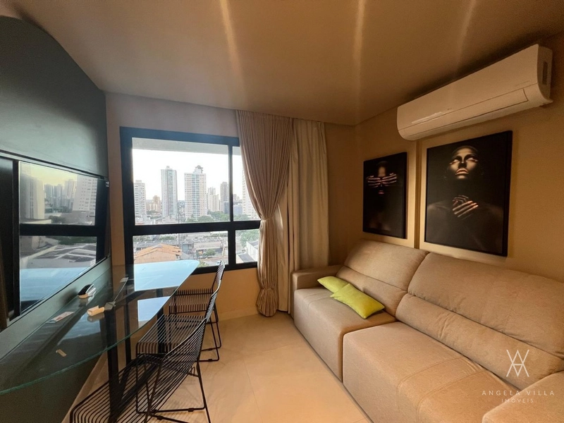 Apartamento studio mobiliado e decorado: 1ª foto da galeria de imagens do imóvel
