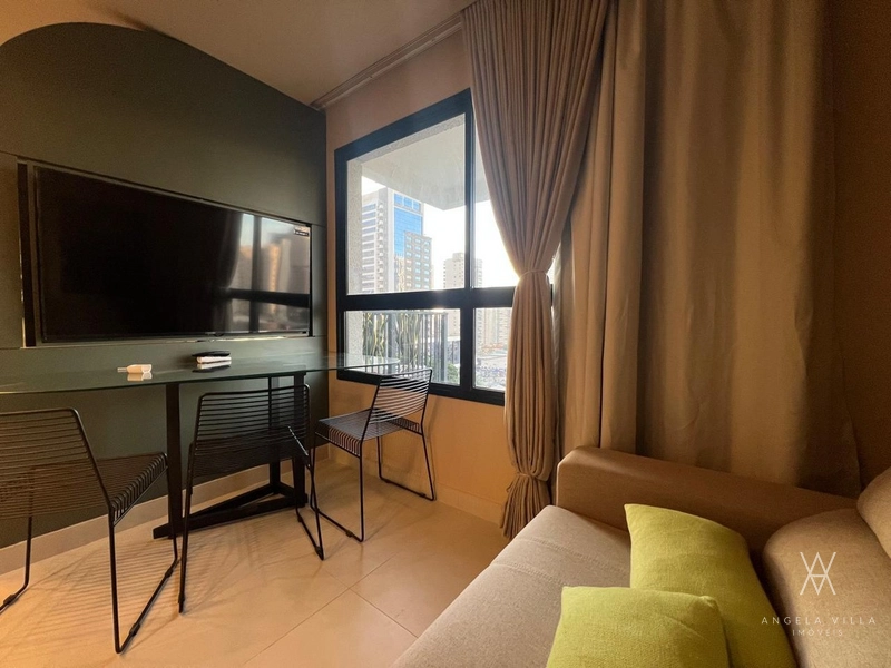 Apartamento studio mobiliado e decorado: 2ª foto da galeria de imagens do imóvel
