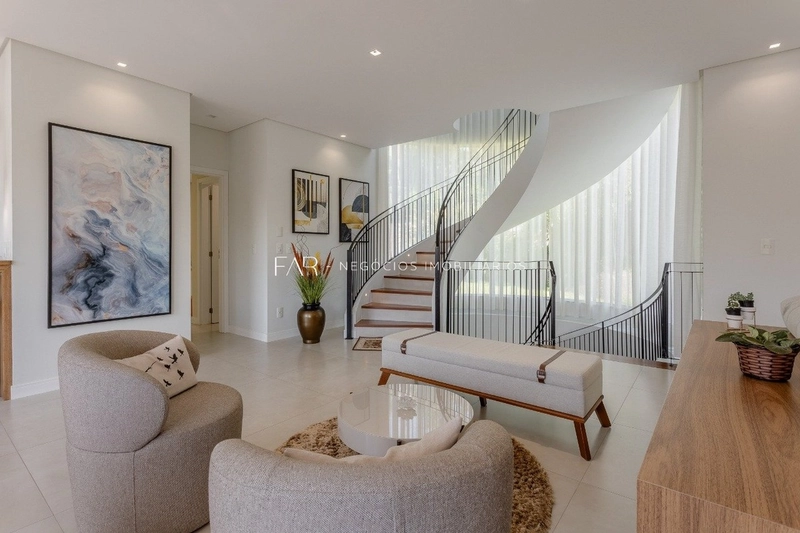 Casa em 4 Suítes em condomínio no Cacupé, Florianópolis: 3ª foto da galeria de imagens do imóvel