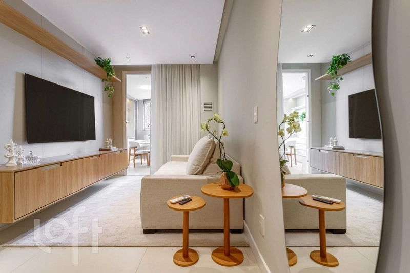 Apartamento a venda no centro 01 dormitório 60m² mobiliado com sacada: 3ª foto da galeria de imagens do imóvel