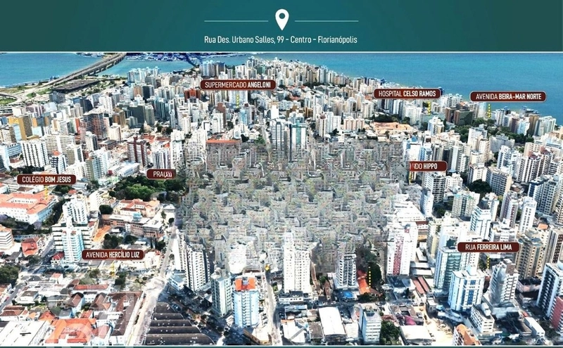 Apartamento Centro Florianópolis, 3 quartos, 1 suíte, 2 vagas.: 3ª foto da galeria de imagens do imóvel