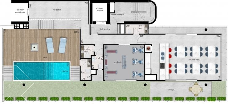 APARTAMENTO ALTO PADRÃO NO CENTRO: 4ª foto da galeria de imagens do imóvel
