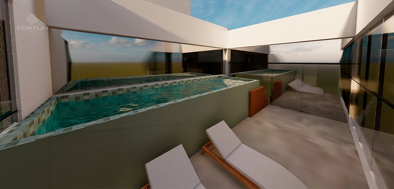 COBERTURA DUPLEX COM PISCINA ALTO PADRÃO NO CENTRO: 8ª foto da galeria de imagens do imóvel