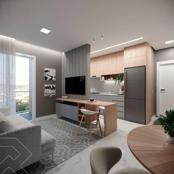APARTAMENTO COM 1 SUÍTE NO CENTRO: 2ª foto da galeria de imagens do imóvel