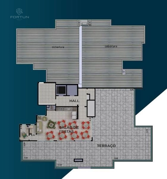 APARTAMENTO COM 1 SUÍTE E 2 QUARTOS NO CENTRO: 14ª foto da galeria de imagens do imóvel