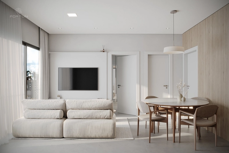 APARTAMENTO COM 1 SUÍTE E 1 QUARTO - EDIFÍCIO PINOT NOIR: 5ª foto da galeria de imagens do imóvel