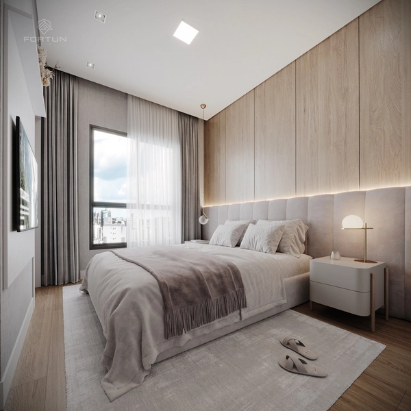 APARTAMENTO COM 1 SUÍTE E 1 QUARTO - EDIFÍCIO PINOT NOIR: 6ª foto da galeria de imagens do imóvel