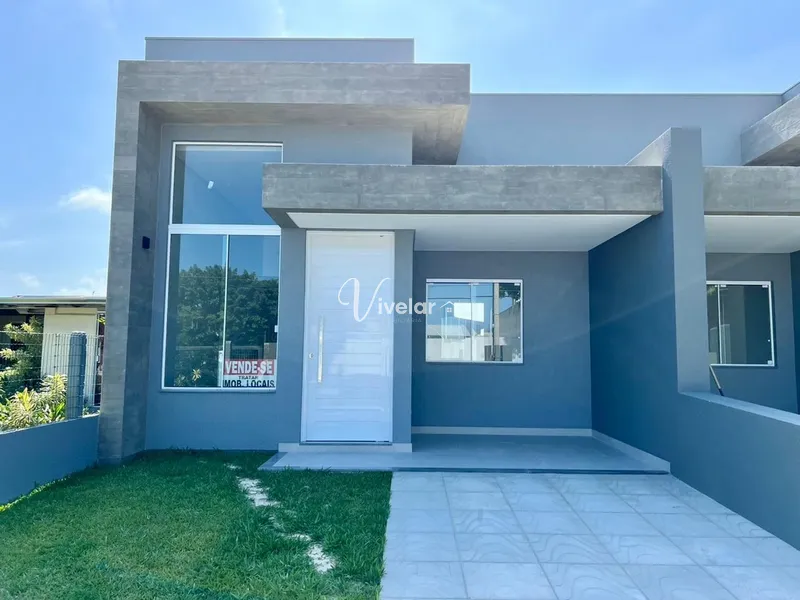 LINDA CASA GEMINADA A VENDA EM CAPÃO DA CANOA: 1ª foto da galeria de imagens do imóvel