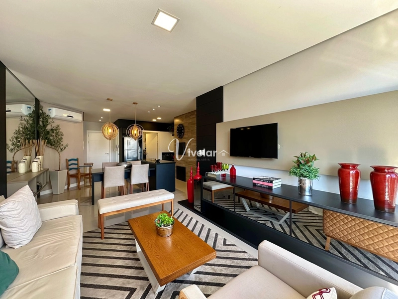 APARTAMENTO À VENDA COM VISTA FANTÁSTICA Mar e Serra MOBILIADO & DECOR: 2ª foto da galeria de imagens do imóvel