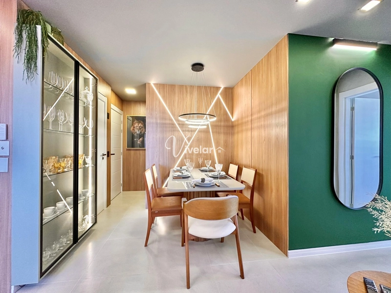 APARTAMENTO A VENDA MUITO BEM MOBILIADO E DECORADO !: 3ª foto da galeria de imagens do imóvel