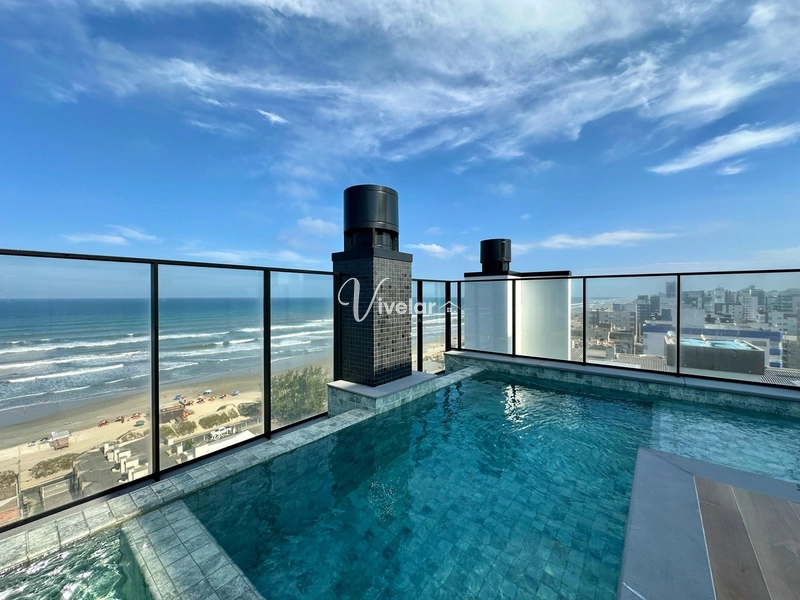 APARTAMENTO À VENDA COM TERRAÇO E INFRA COM PISCINA /VISTA PARA O MAR: 23ª foto da galeria de imagens do imóvel