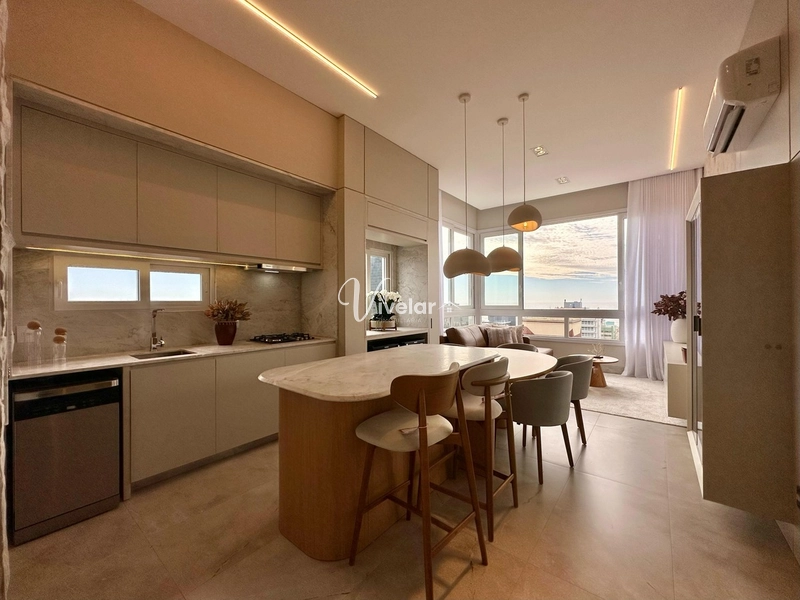 APARTAMENTO COM PÉ DIREITO DUPLO À VENDA EM CAPÃO DA CANOA: 2ª foto da galeria de imagens do imóvel