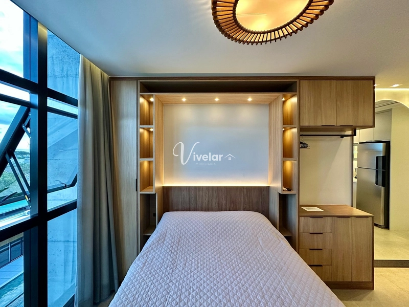 LOFT MOBILIADO E DECORADO, PRONTO PARA USO DE FRENTE PARA INFRA: 25ª foto da galeria de imagens do imóvel