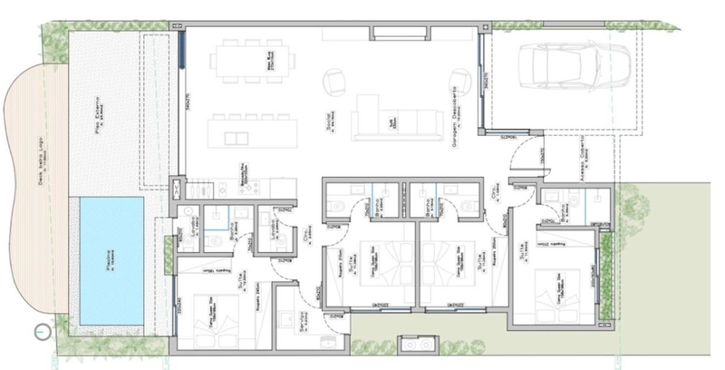 Casa térrea no Condomínio Wave Home Resort