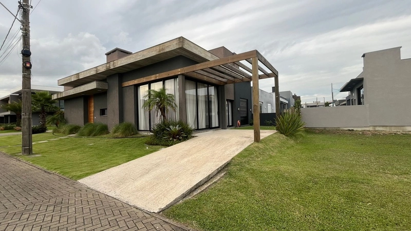 Casa Térrea Mobiliada com 4 Suítes no Condomínio Blue: 1ª foto da galeria de imagens do imóvel