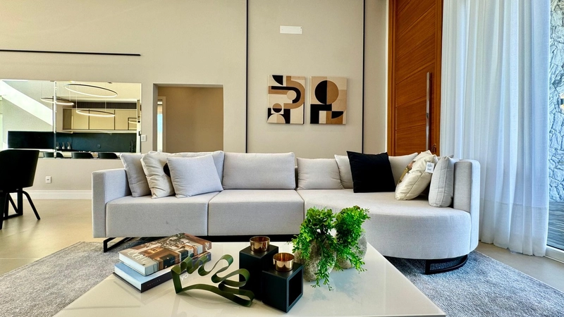 CASA TERREA FINAMENTO MOBILIADA E DECORADA: 4ª foto da galeria de imagens do imóvel
