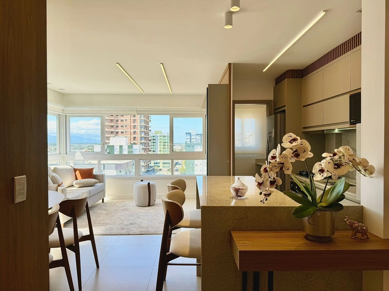 Apartamento de frente com vista mar e serra: 4ª foto da galeria de imagens do imóvel