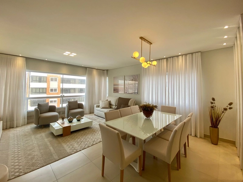 APARTAMENTO FINAMENTE MOBILIADO E DECORADO: 2ª foto da galeria de imagens do imóvel