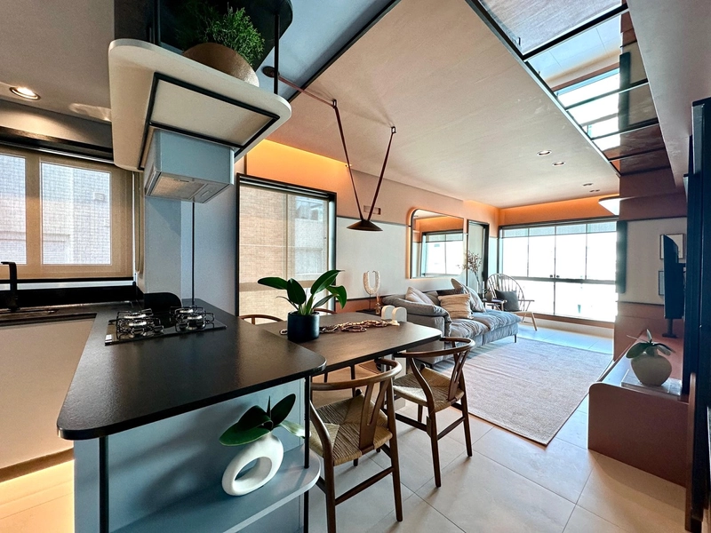 Apartamento mobiliado e decorado de dois dormitórios no Navegantes: 7ª foto da galeria de imagens do imóvel