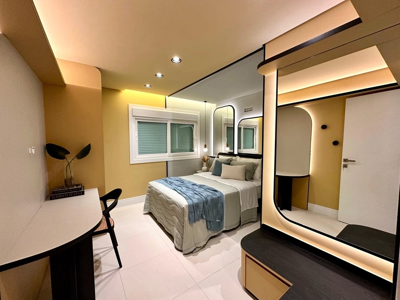 Apartamento mobiliado e decorado de dois dormitórios no Navegantes: 15ª foto da galeria de imagens do imóvel