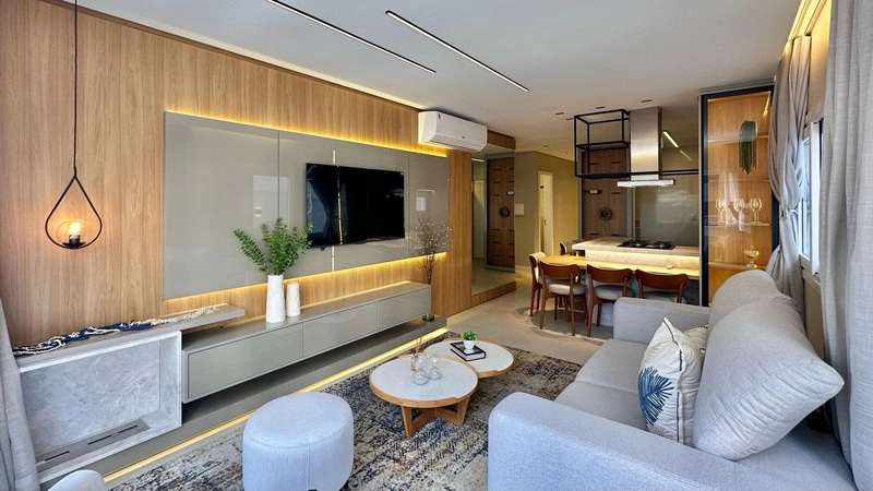 APARTAMENTO MOBILIADO E DECORADO, COM TERRAÇO E INFRA COMPLETA: 6ª foto da galeria de imagens do imóvel