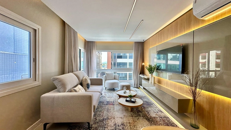 APARTAMENTO MOBILIADO E DECORADO, COM TERRAÇO E INFRA COMPLETA: 3ª foto da galeria de imagens do imóvel