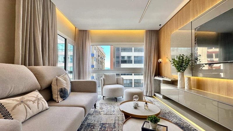 APARTAMENTO MOBILIADO E DECORADO, COM TERRAÇO E INFRA COMPLETA: 1ª foto da galeria de imagens do imóvel