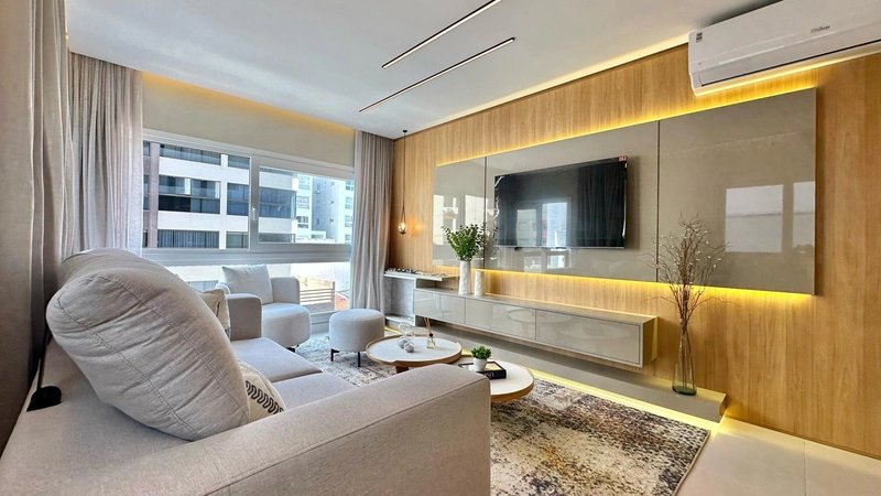 APARTAMENTO MOBILIADO E DECORADO, COM TERRAÇO E INFRA COMPLETA: 2ª foto da galeria de imagens do imóvel