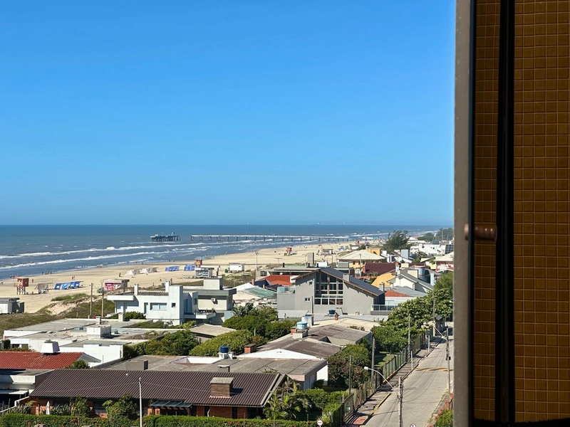 APARTAMENTO À VENDA COM SACADA DE FRENTE E VISTA INCRÍVEL PARA O MAR: 7ª foto da galeria de imagens do imóvel