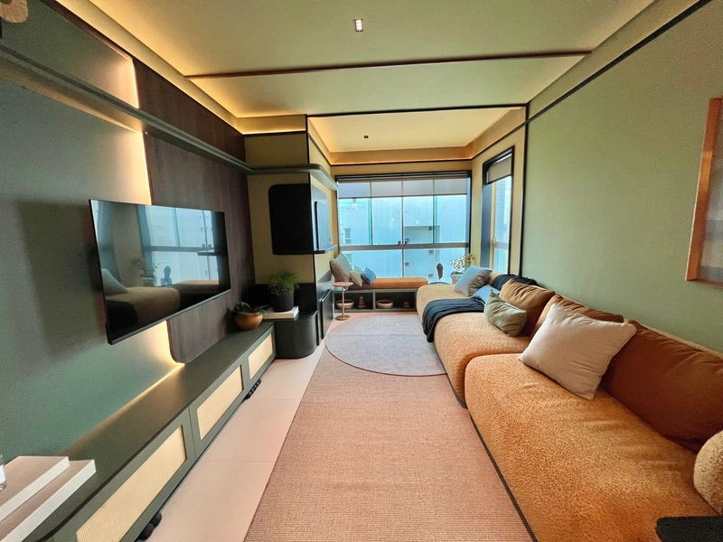 Apartamento mobiliado e decorado de dois dormitórios no Navegantes: 3ª foto da galeria de imagens do imóvel