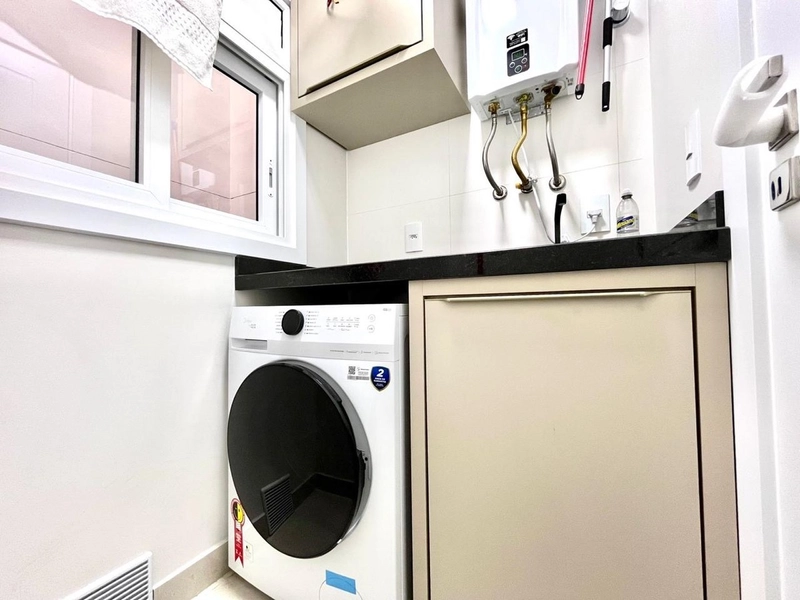 Apartamento mobiliado e decorado no Navegantes com vista mar: 9ª foto da galeria de imagens do imóvel