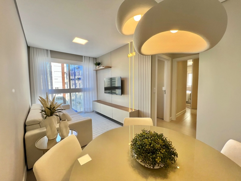 Apartamento de dois dormitórios, c/ infraestrutura no  Navegantes