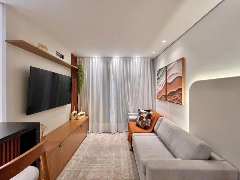 APARTAMENTO COM VISTA MAR E SERRA | INFRA COMPLETA NO NAVEGANTES