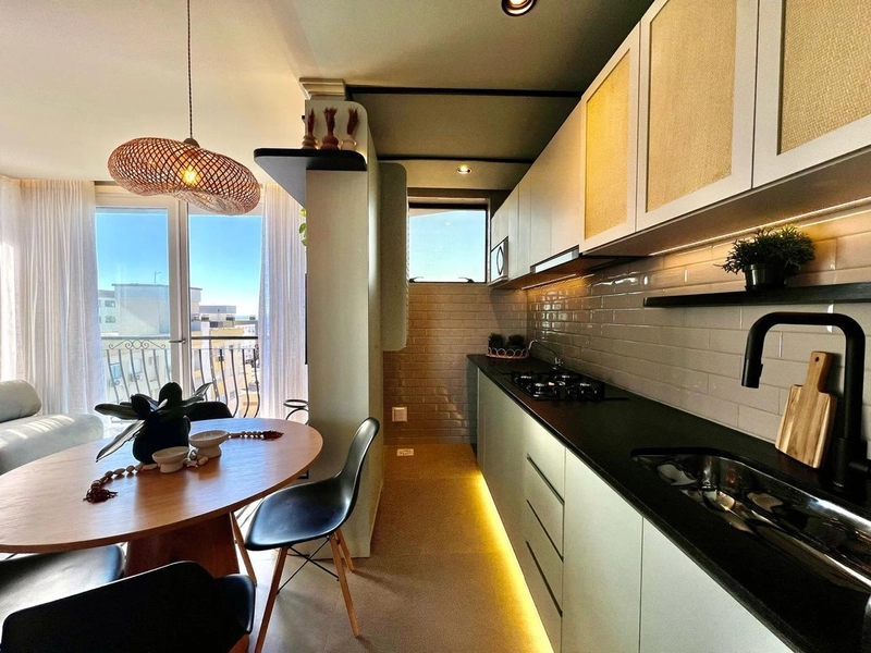 Apartamento moderno com vista para o mar : 13ª foto da galeria de imagens do imóvel