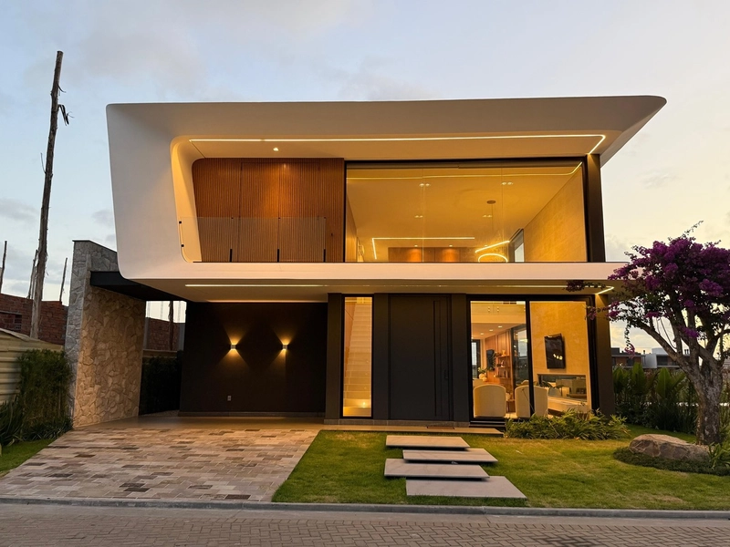 Sobrado com 411m2 a beira lago mobiliado e decorado