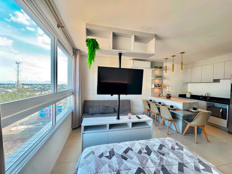 Excelente Loft mobiliado e decorado com infraestrutura completa: 8ª foto da galeria de imagens do imóvel