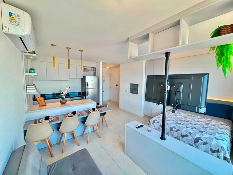 Excelente Loft mobiliado e decorado com infraestrutura completa