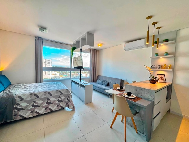 Excelente Loft mobiliado e decorado com infraestrutura completa: 4ª foto da galeria de imagens do imóvel