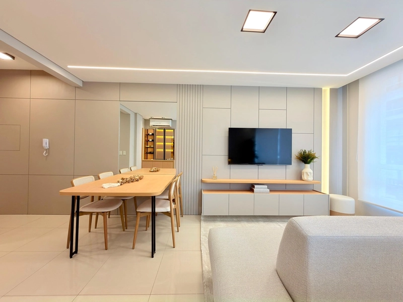 APARTAMENTO À VENDA EM CAPÃO DA CANOA, SACADA DE FRENTE COM TERRAÇO: 4ª foto da galeria de imagens do imóvel